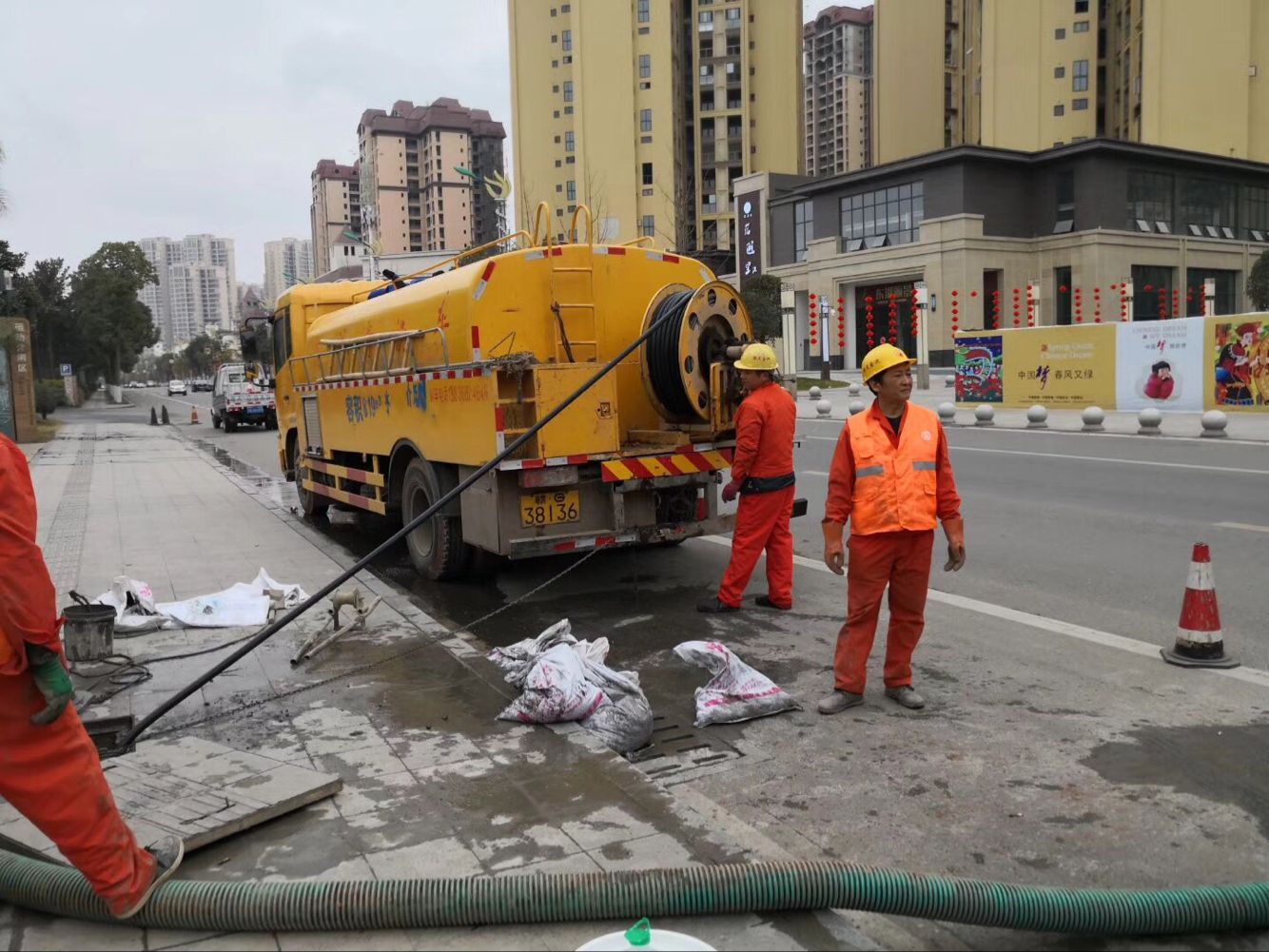 巴中排污管道清淤-管道清洗