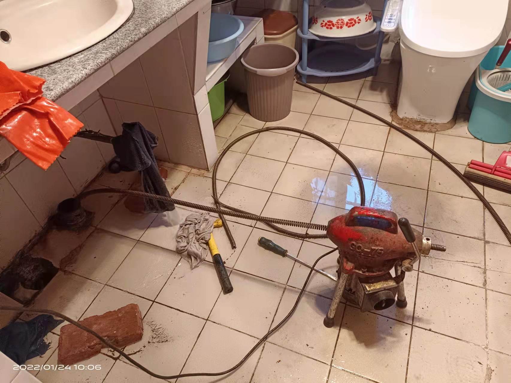 巴中疏通厨房下水道，地漏疏通